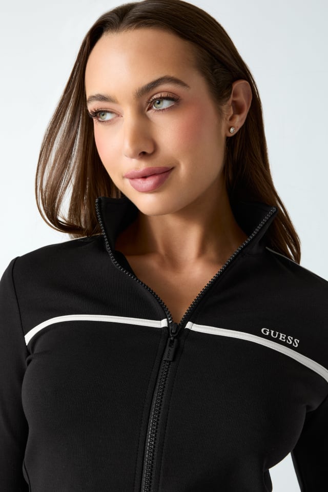 GUESS® Full-zip logo sweatshirt Women