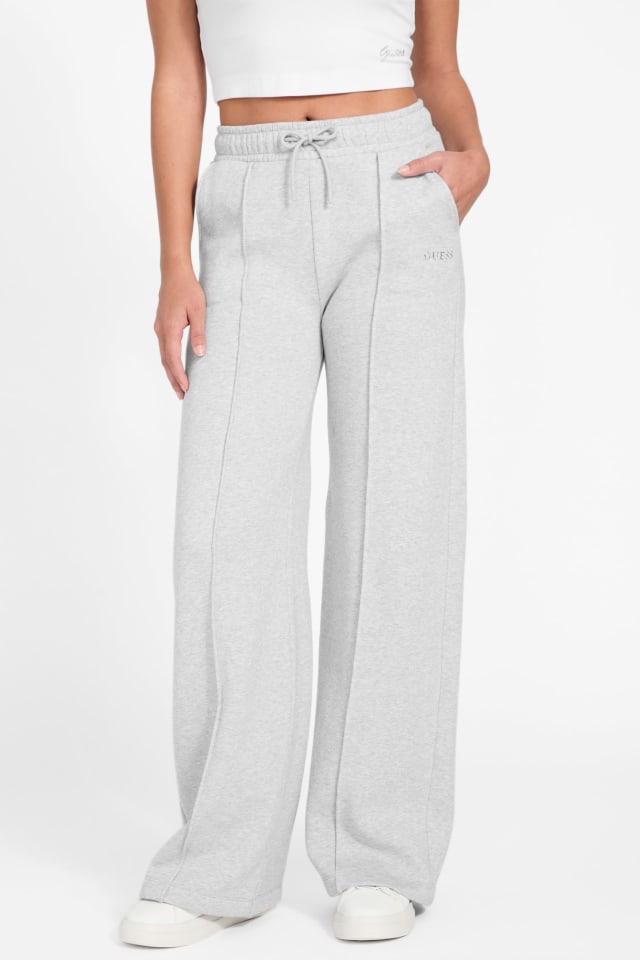 Straight wide-leg pants