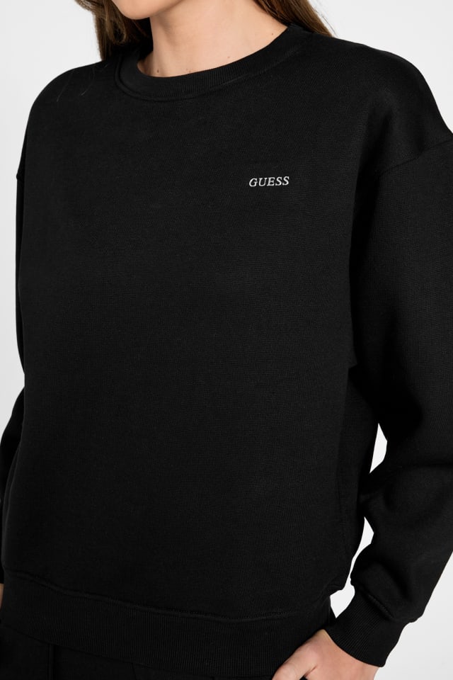 GUESS® Crew neck logo sweatshirt Women