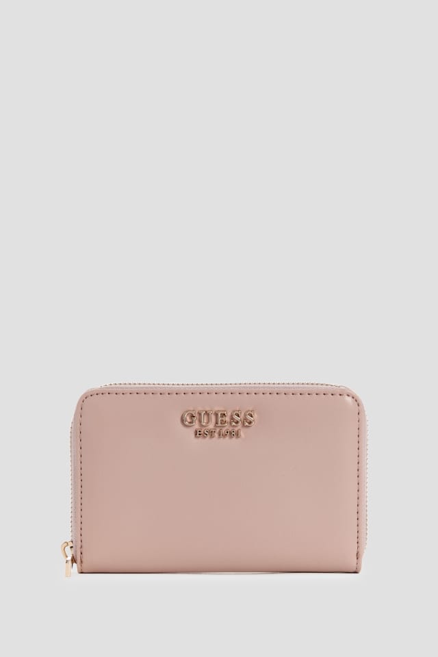 Portefeuille moyen zipp&eacute; sur trois c&ocirc;t&eacute;s Laurel