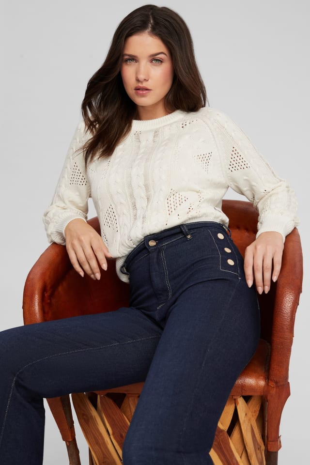 GUESS® Eco Faye Sailor Flared Jeans Women