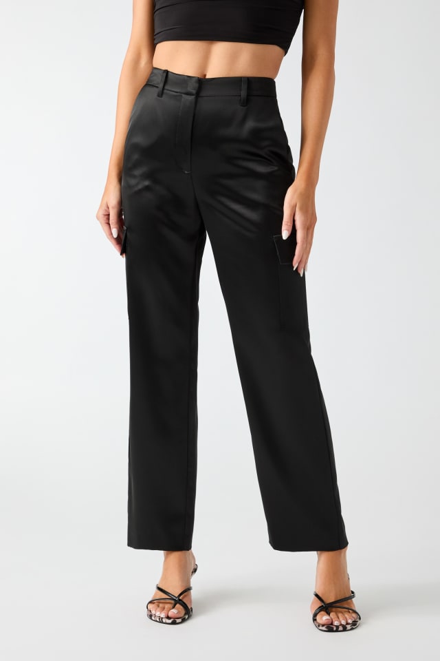 Megan Cargo Satin Pants