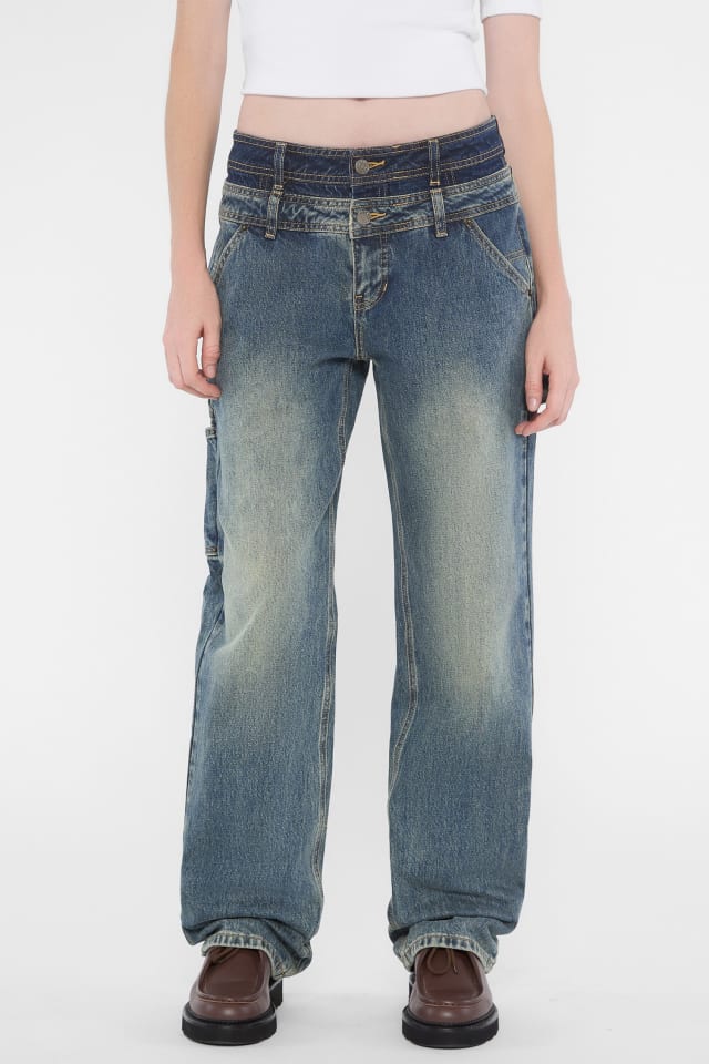 GUESS® GUESS Originals Double Waistband Carpenter Jeans
