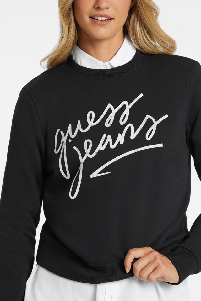 GUESS® Classic Italic Logo Sweatshirt
