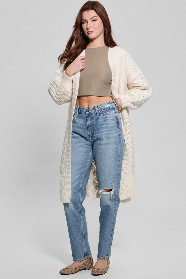 Eco Valeria Mixed Stitch Cardigan