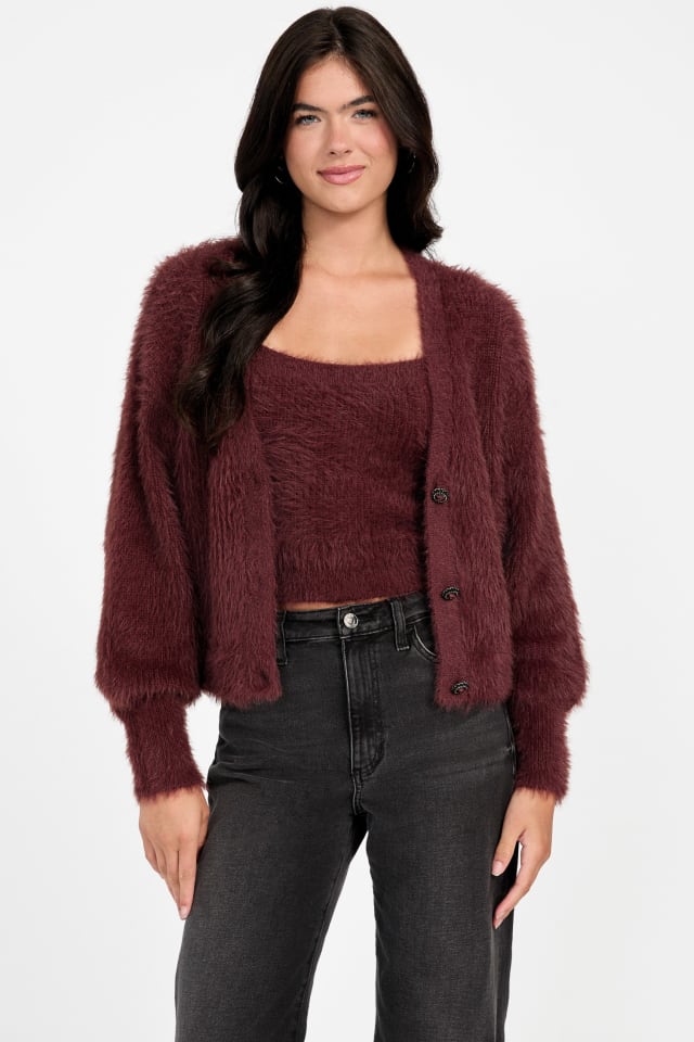 Keyla Fuzzy Cardigan