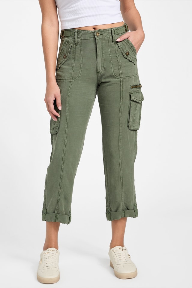 Nessi Linen Cargo Pants