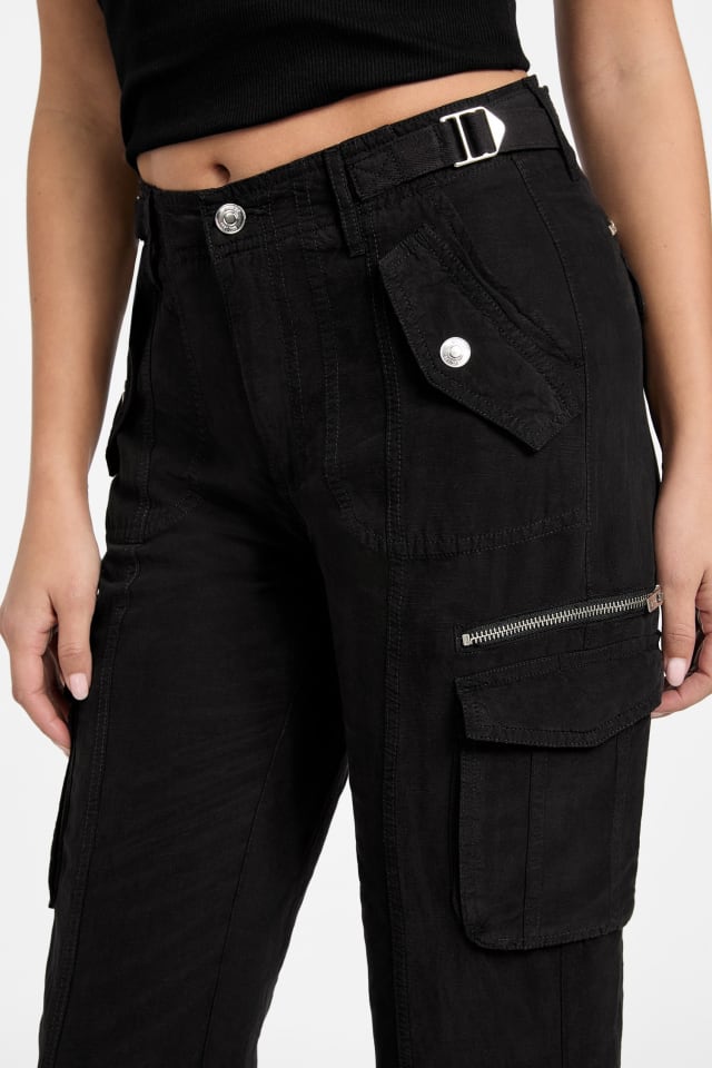 GUESS® Nessi Linen Cargo Pants Women