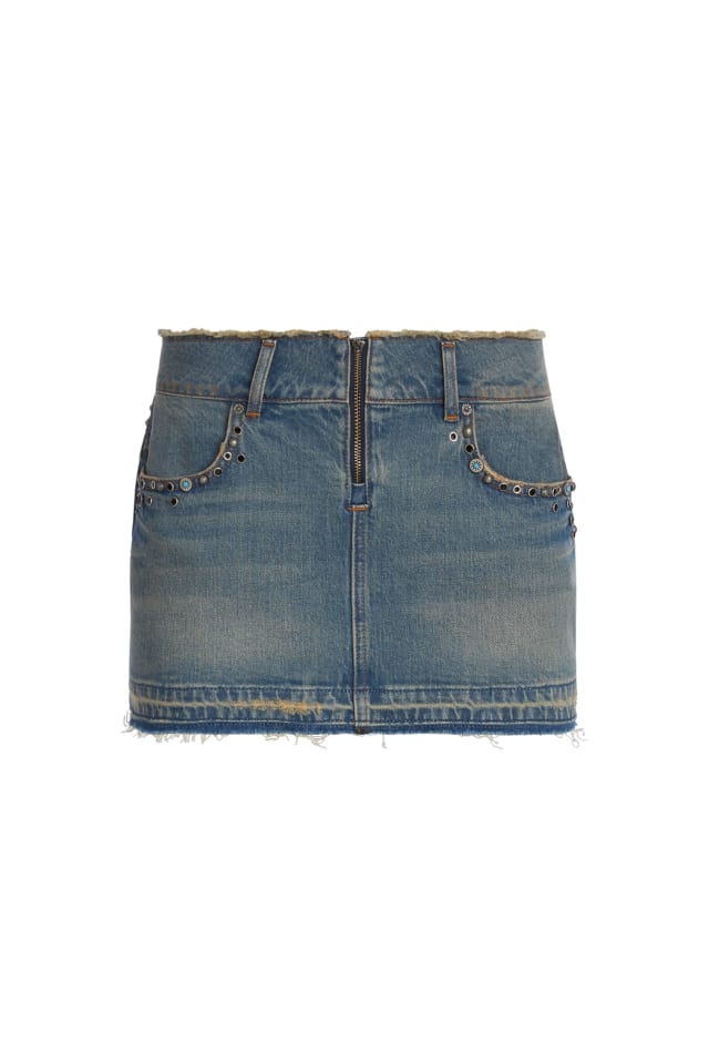 GUESS® western denim skirt