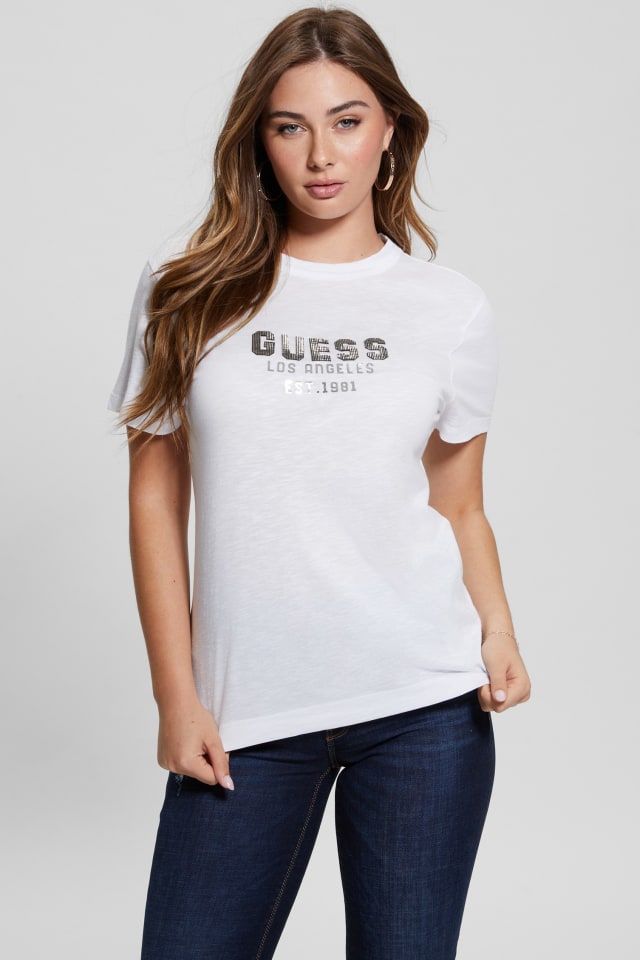 Crewneck Pyramide Studs Tee