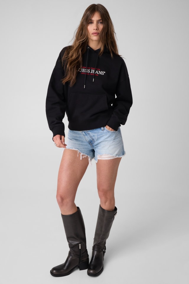 Oversized American Tradition Hoodie Women | GUESS Jeans®