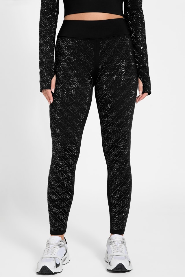 GUESS® Eco Debby Rhinestone Quattro G Leggings