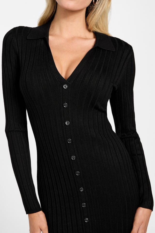 GUESS® Eco Miranda Ribbed Sweater Dress Women