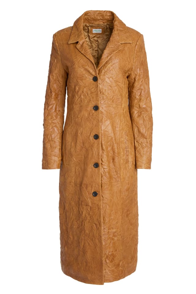 lamb leather coat