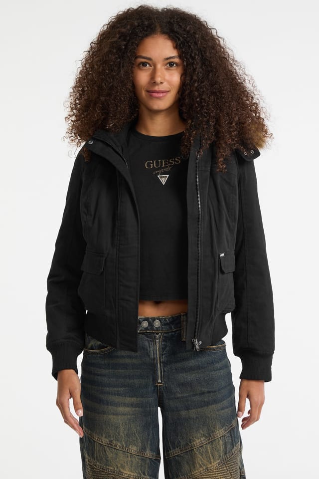 GUESS® GUESS Originals Eco Faux-Fur Hooded Parka