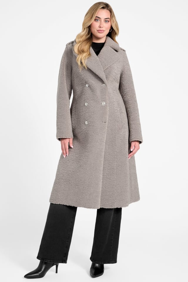 GUESS® Laila Faux-Fur Coat