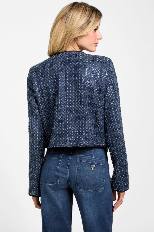 GUESS® Elisa Sequin Denim Jacket Women