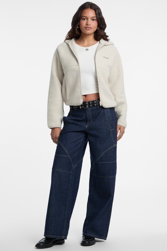 GUESS® Faux-Sherpa Hoodie