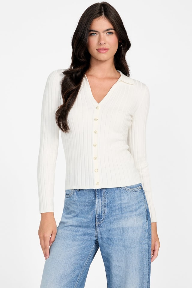 Eco Ribbed Miranda Sweater Top