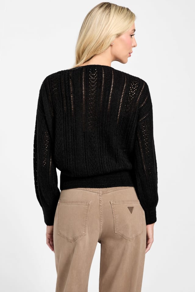 GUESS® Izabella Wool-Blend Surplice Sweater Women