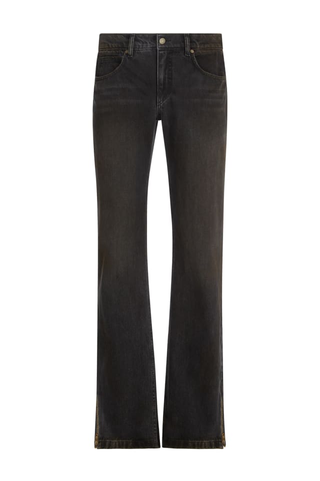 straight denim jeans