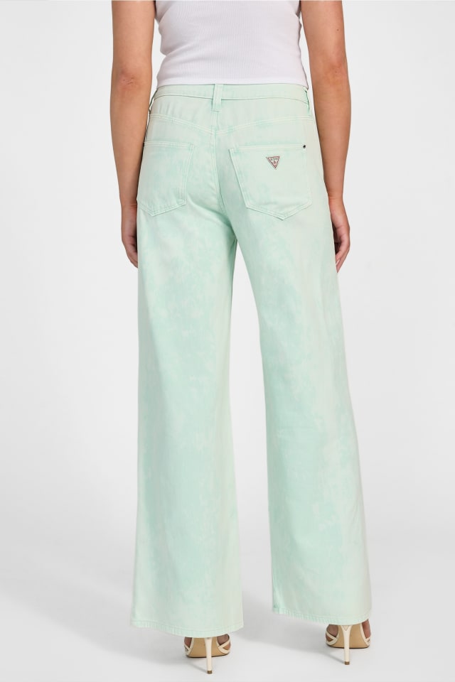GUESS® Bellflower Dyed Mid-Rise Pants Women