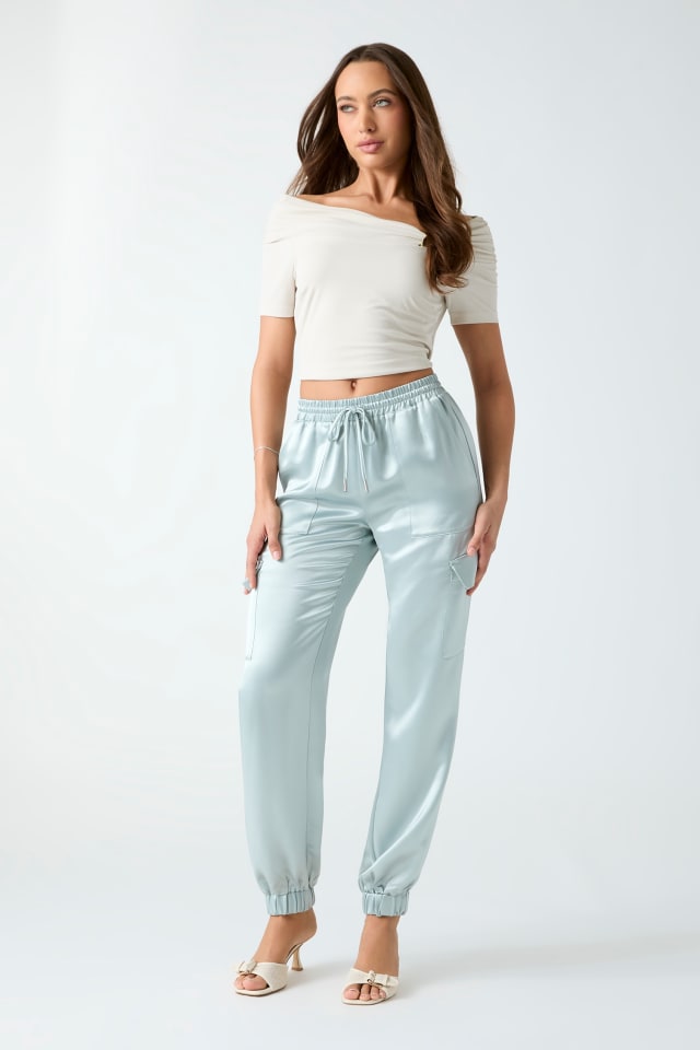 GUESS® Slim fit cargo joggers Women
