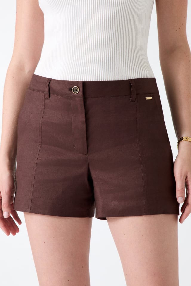 GUESS® Eco Isabeau Linen Shorts Women