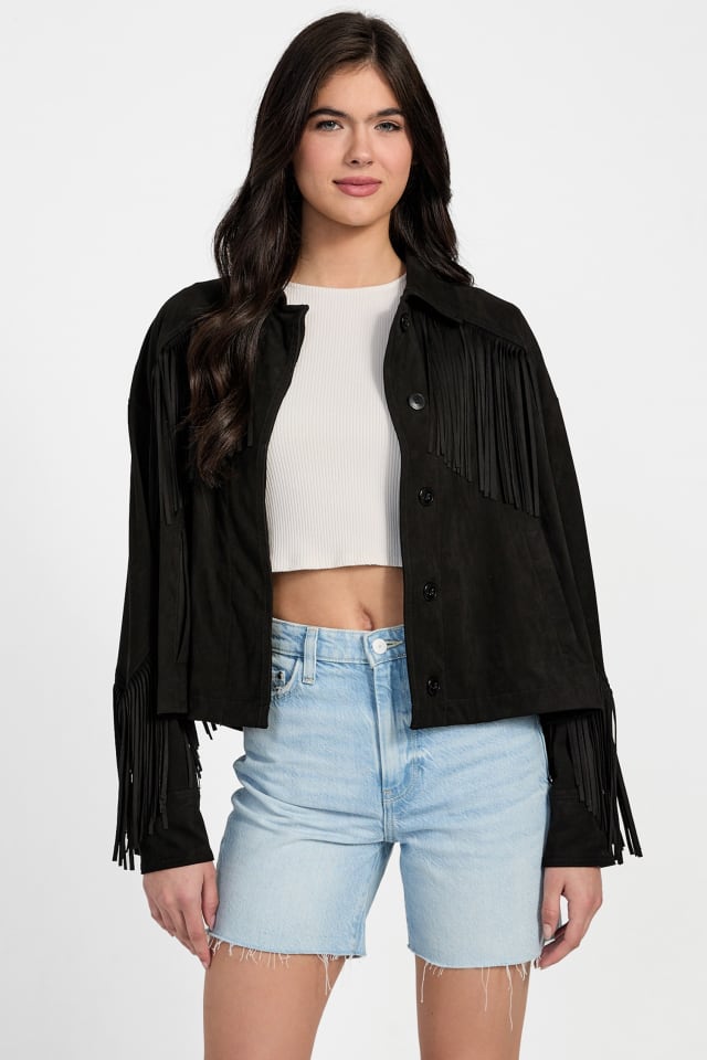 GUESS® Ibby Fringe Shirt