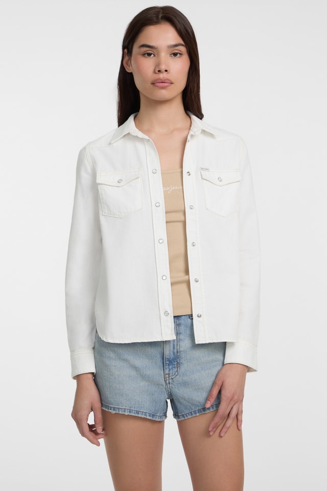 Chemise &eacute;co en denim