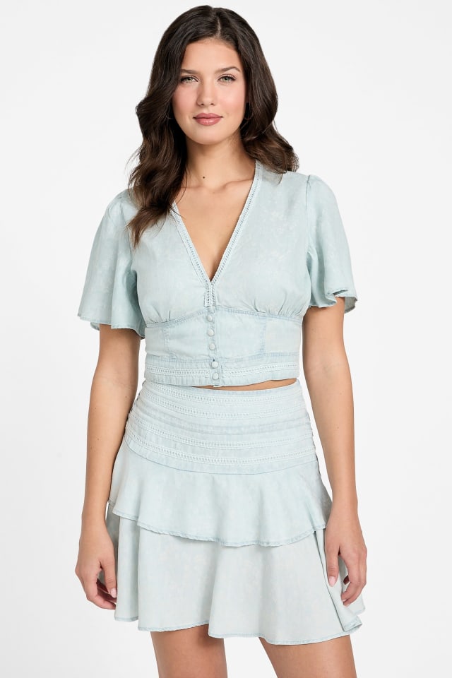 GUESS® Luiza Denim Top