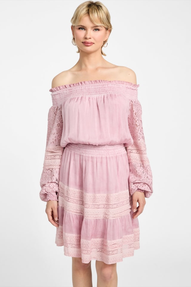 Audrey Off-the-Shoulder Mini Dress