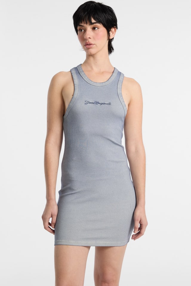 bella cullen vampire blue dress Dusty Blue Terry Smocked Tank Top Baggy Shorts Romper – Charming Charlie