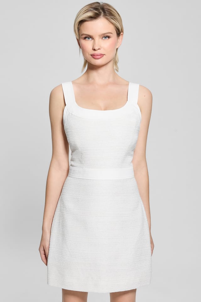 GUESS Elsie Tweed and Denim Dress
