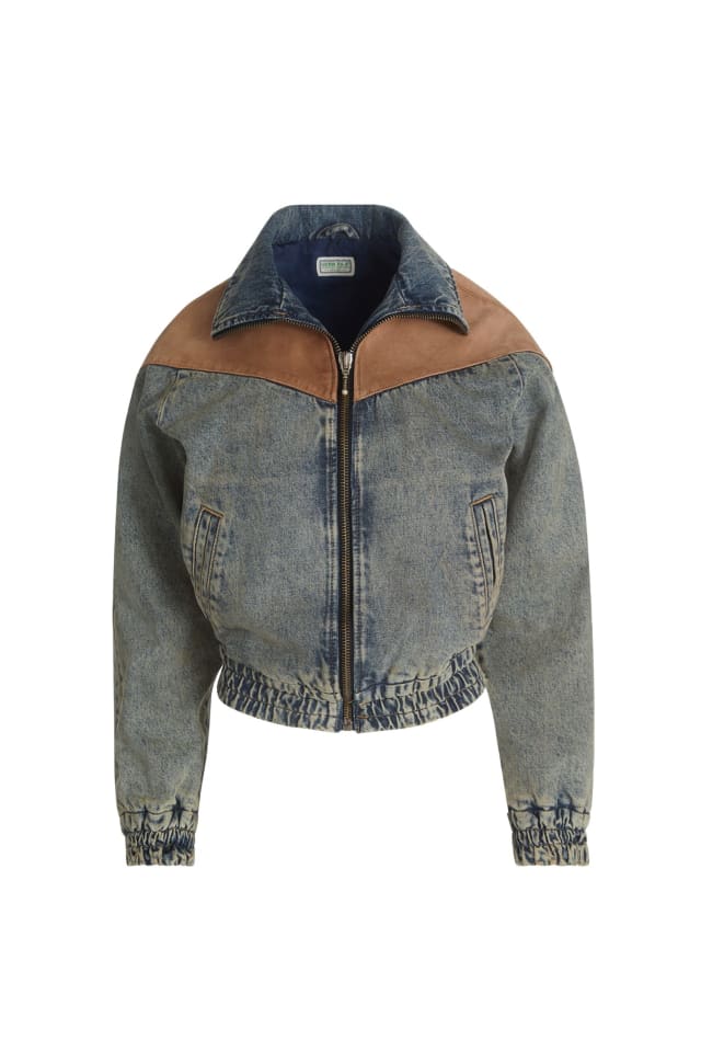 GUESS® zip denim jacket