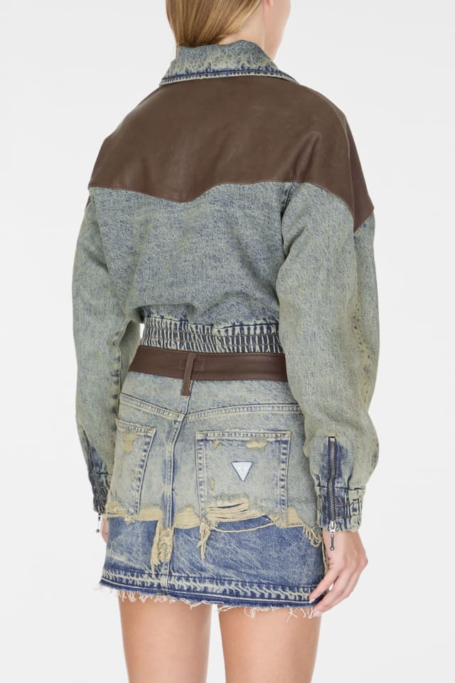GUESS® zip denim jacket