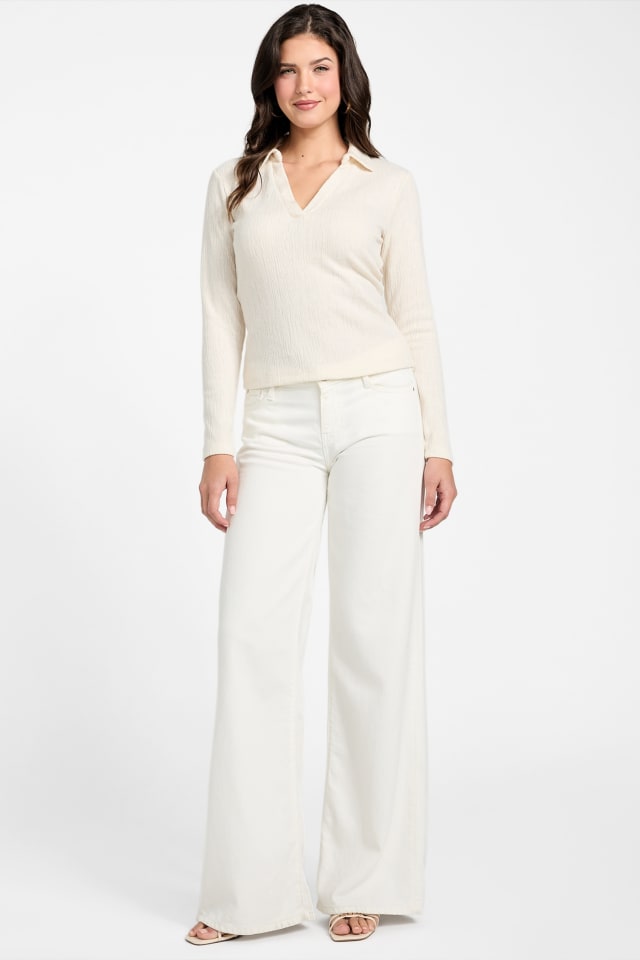 GUESS® Jullita Lush Collar Top Women