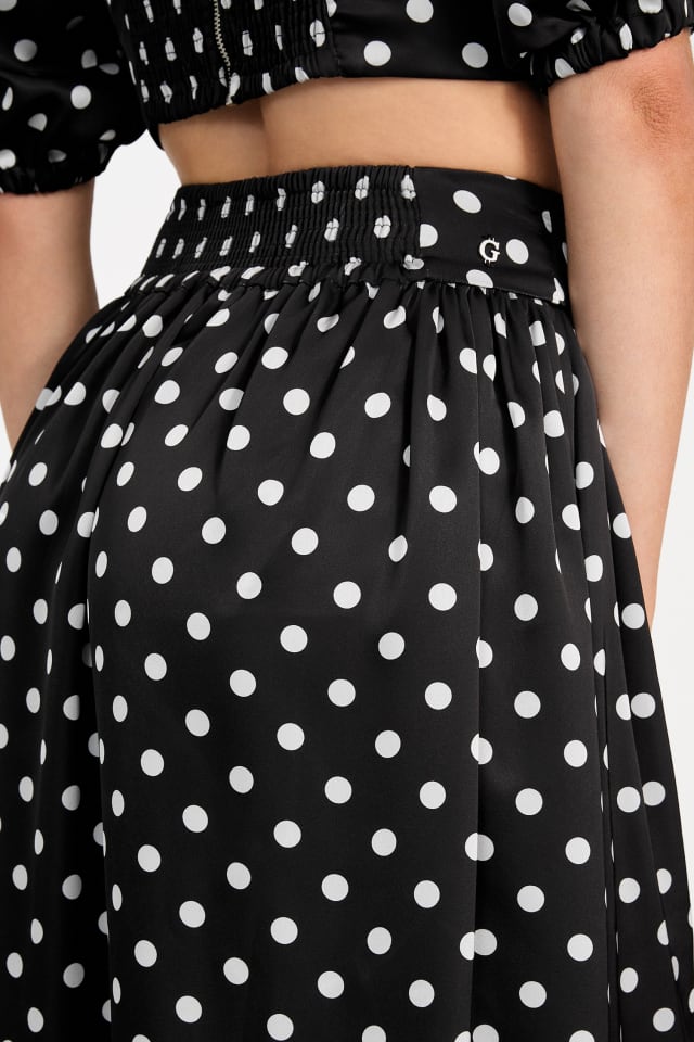 GUESS® Juliette Maxi Polka Dot Skirt Women