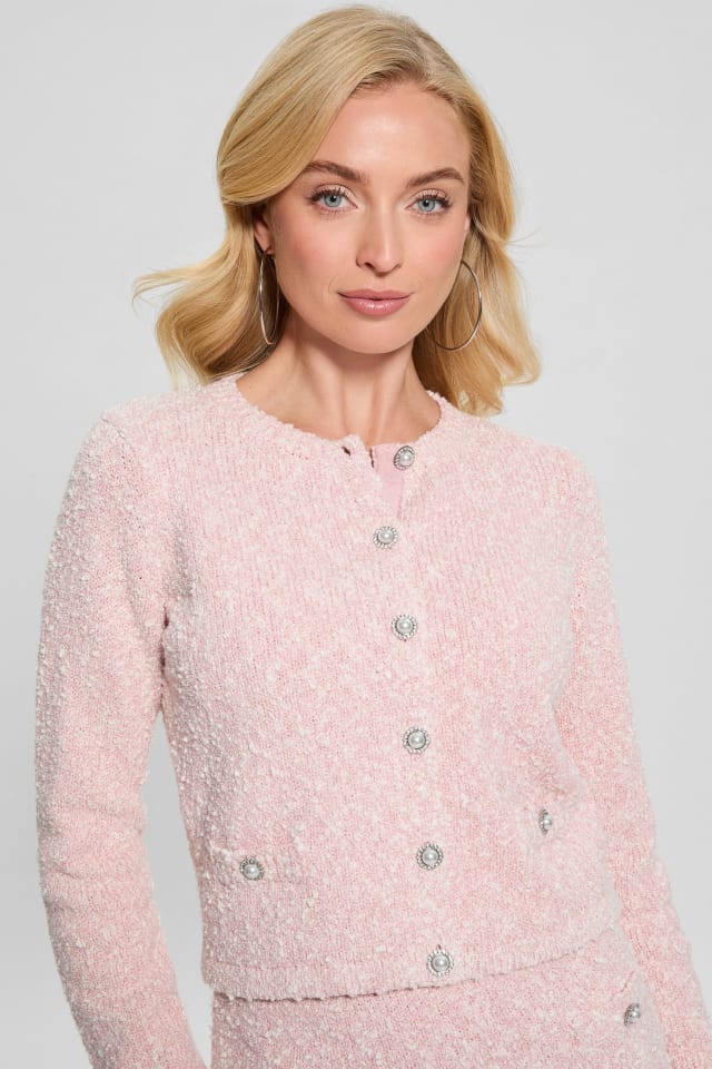 GUESS® Eco Dorothy Bouclé Cardigan