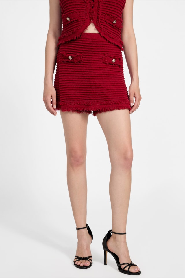 Eco Malina Ottoman Boucl&eacute; Skort