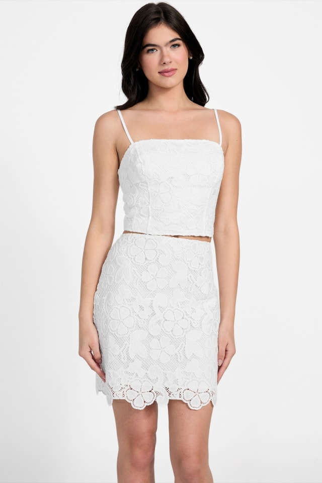GUESS® Delilah Crochet Lace Top Women