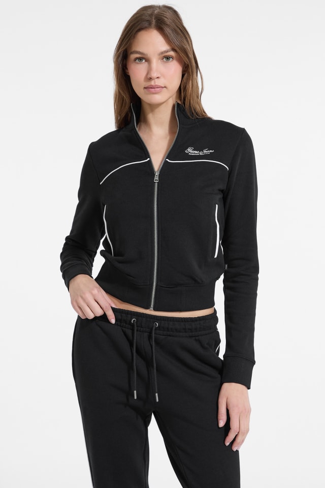 GUESS® Embroidered Active Zip Sweatshirt