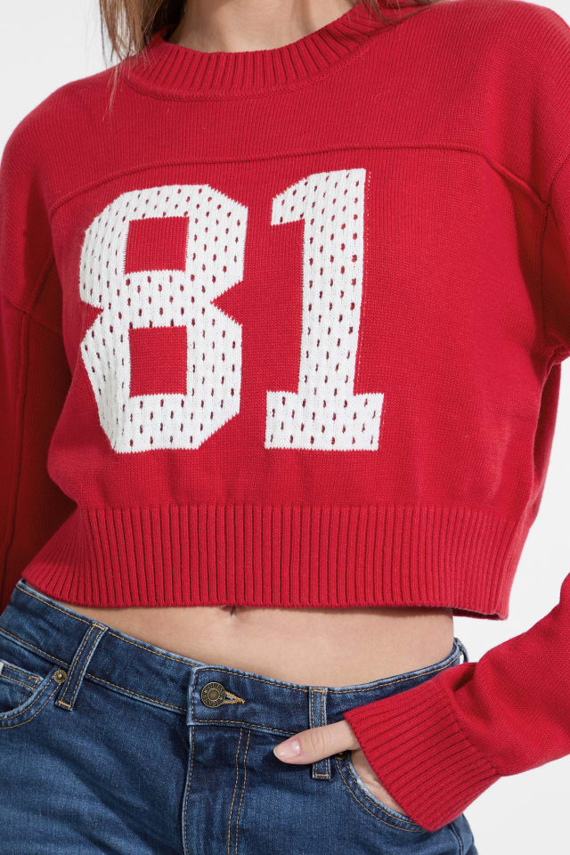 GUESS® Cropped 81 Sweater Top Women