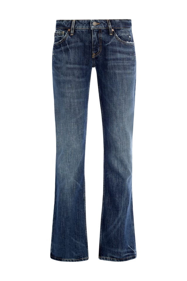 Low rise flare jeans