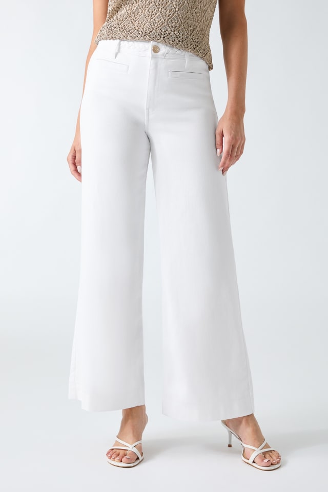 GUESS® Braided Cropped Wide-Leg Pants
