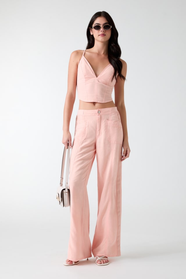GUESS® Linen-blend pants Women