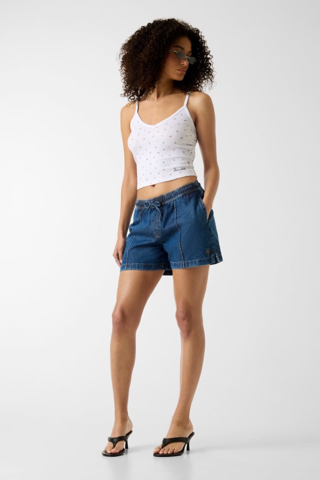 Denim shorts