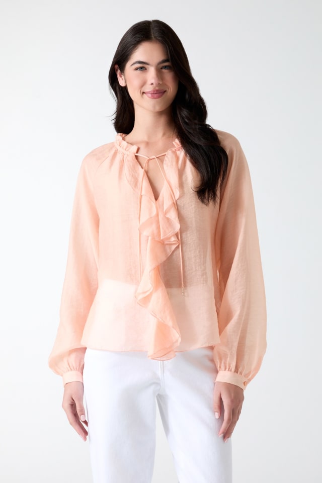 Ruffled blouse