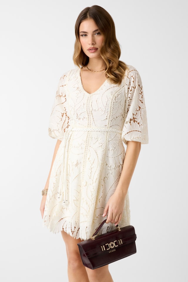 GUESS Embroidered mini dress