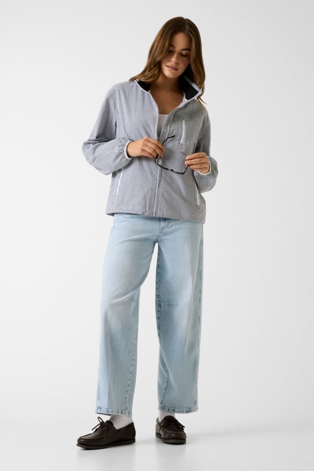 Checked windbreaker Women | GUESS Jeans®